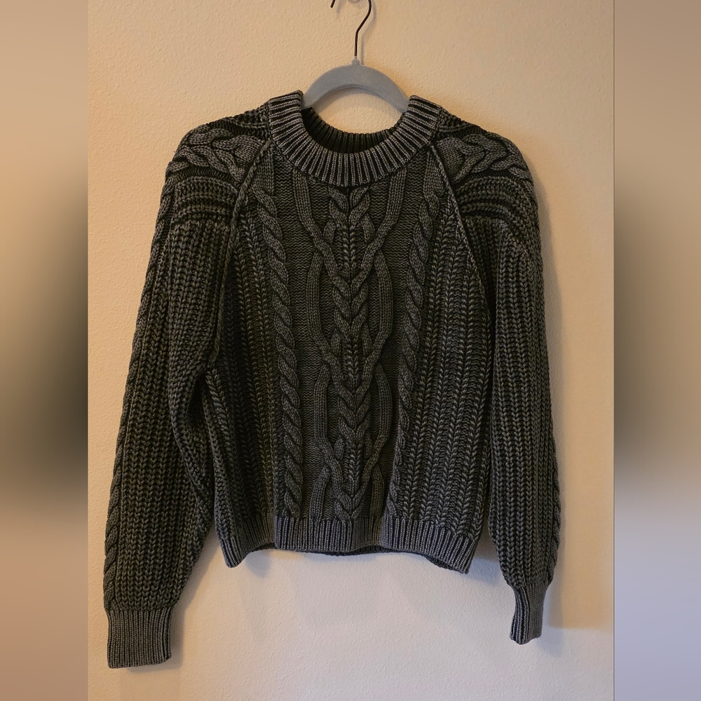 Free People Frankie Cable Knit Sweater